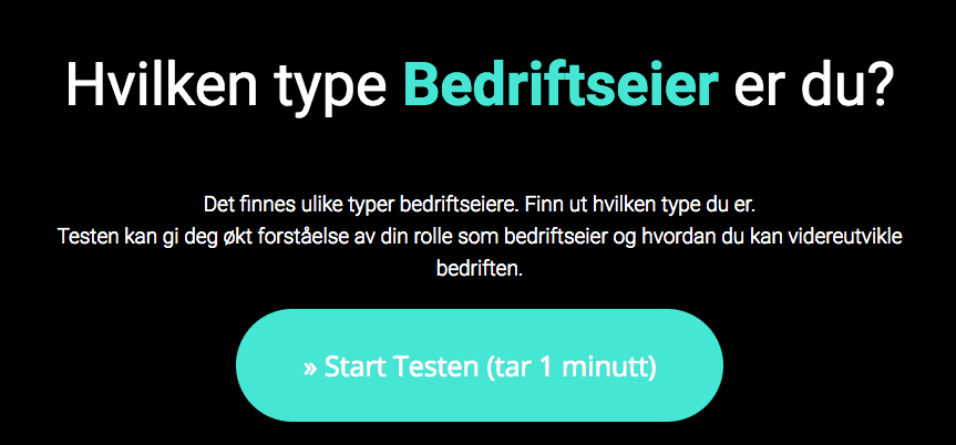 Hvilken type bedriftseier er du?